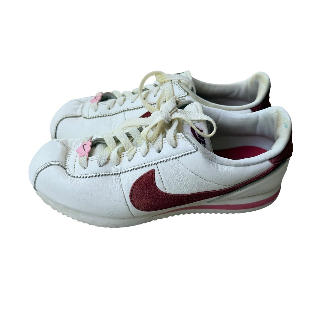 Nike Cortez Valentines Day 2024 Sail Red Heart FZ5167-133 Womens Size‎ 8